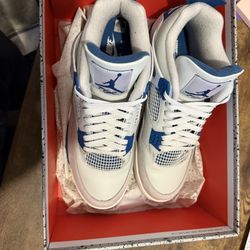 Military Blue Jordan 13 Retro 4s Worn 1 Time 