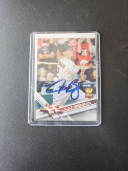 Alex Bregman Autograhed Rookie Card