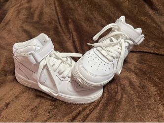 Nike Air Force 1 Mid White Sneakers
