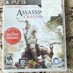 Assassin’s creed III PS3