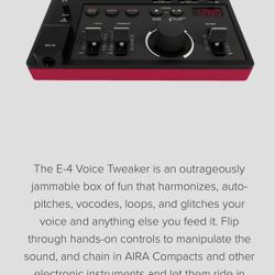 E4 Voice Tweaker