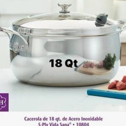 Cacerola  vida sana  18qt princess house 