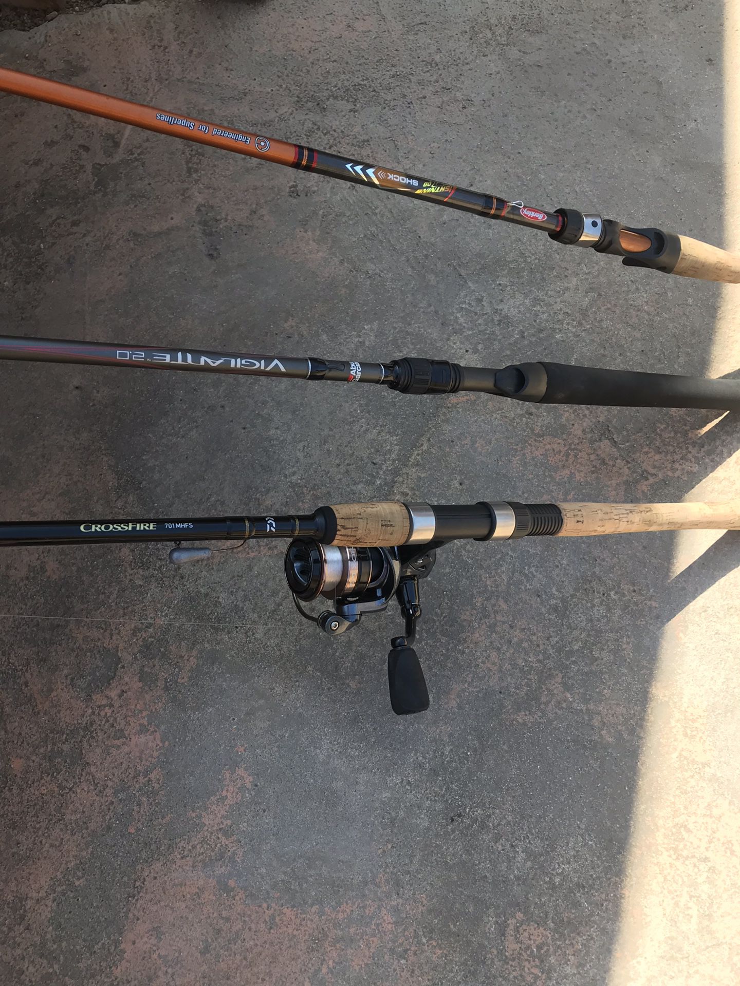 Fishing rods and reel