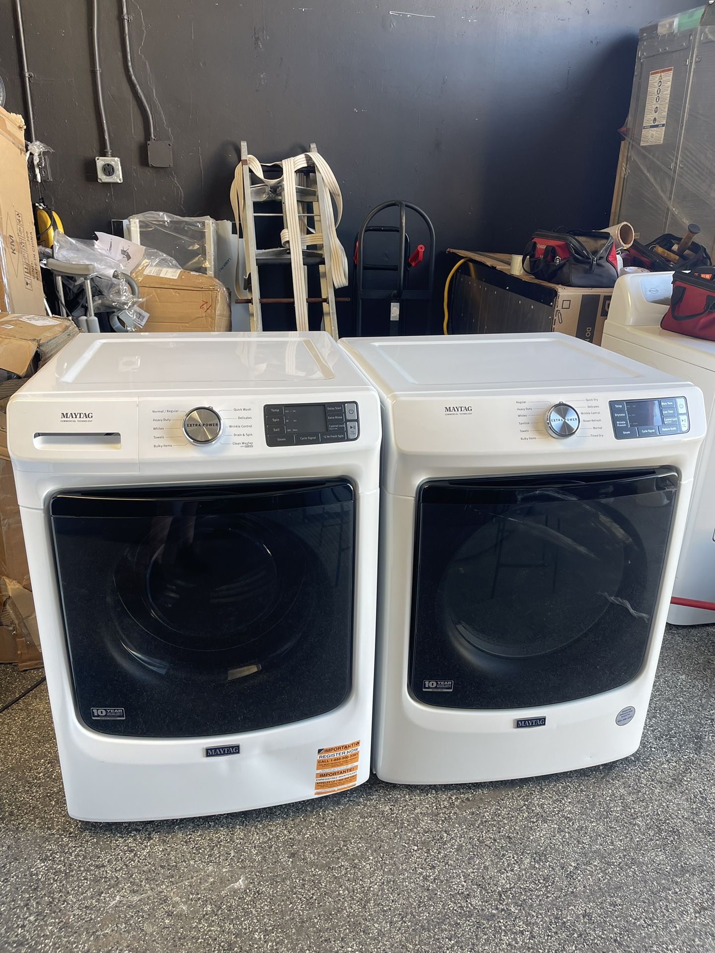Maytag Extra Power Washer And Dryer Set (electric)