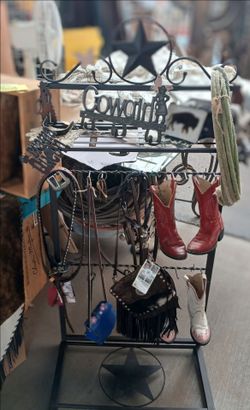 Wild West Star Display Stand,Belt and Boot Rack