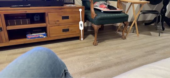 Maple finish wood cabinet/ TV stand