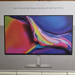 2025 Edition Dell Monitor Plus 4k usb-c. s2725qc.  Ash white