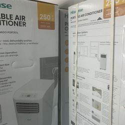 250 Sqft Hisense Portable Air 6,000 BTU