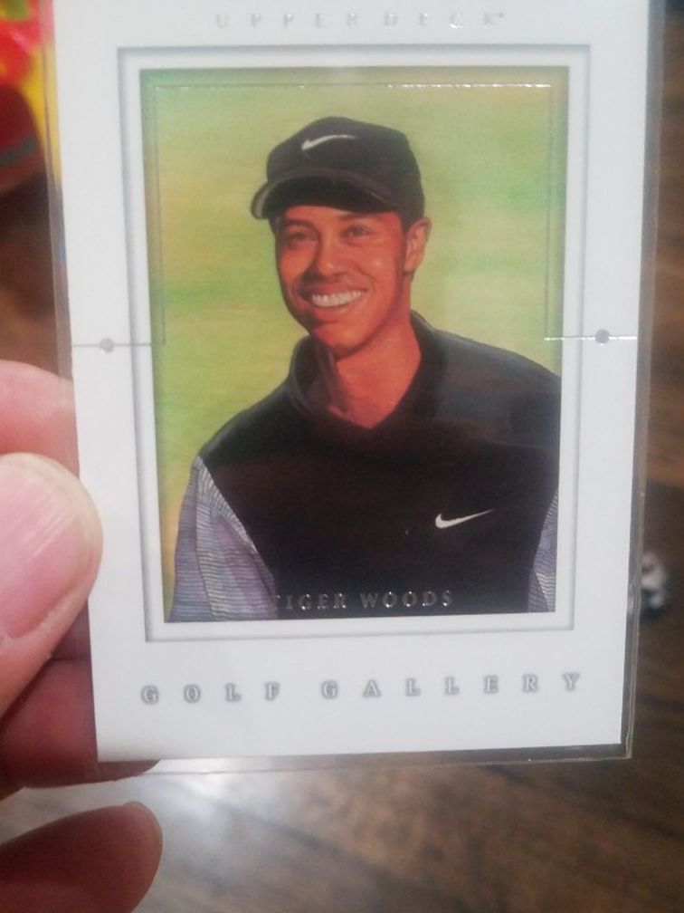 Tiger Woods 2001 Golf Gallery Rookie Card