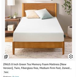 8 Inch Mattress with 14 Inch Platform Frame Bundle