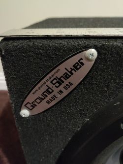 Groundshaker 12" subwoofer box
