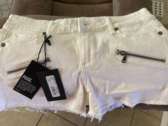 Paige Kiera short in Indio Zip Short Optic White Size 26