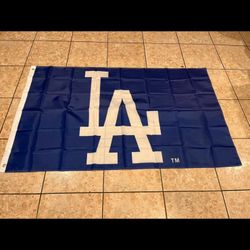 Los Angeles Dodgers 5 By 3ft Flag