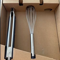 Made In Whisk And Tongs New In Box  (original)