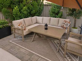 Outdoor Sectional W/Rope Accents*New In Box Patio Furniture*