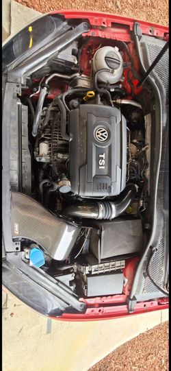 MK7 GTI APR downpipe and intake