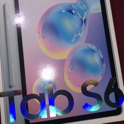 Samsung galaxy tab S6 blue brand new With Pen and Keyboard