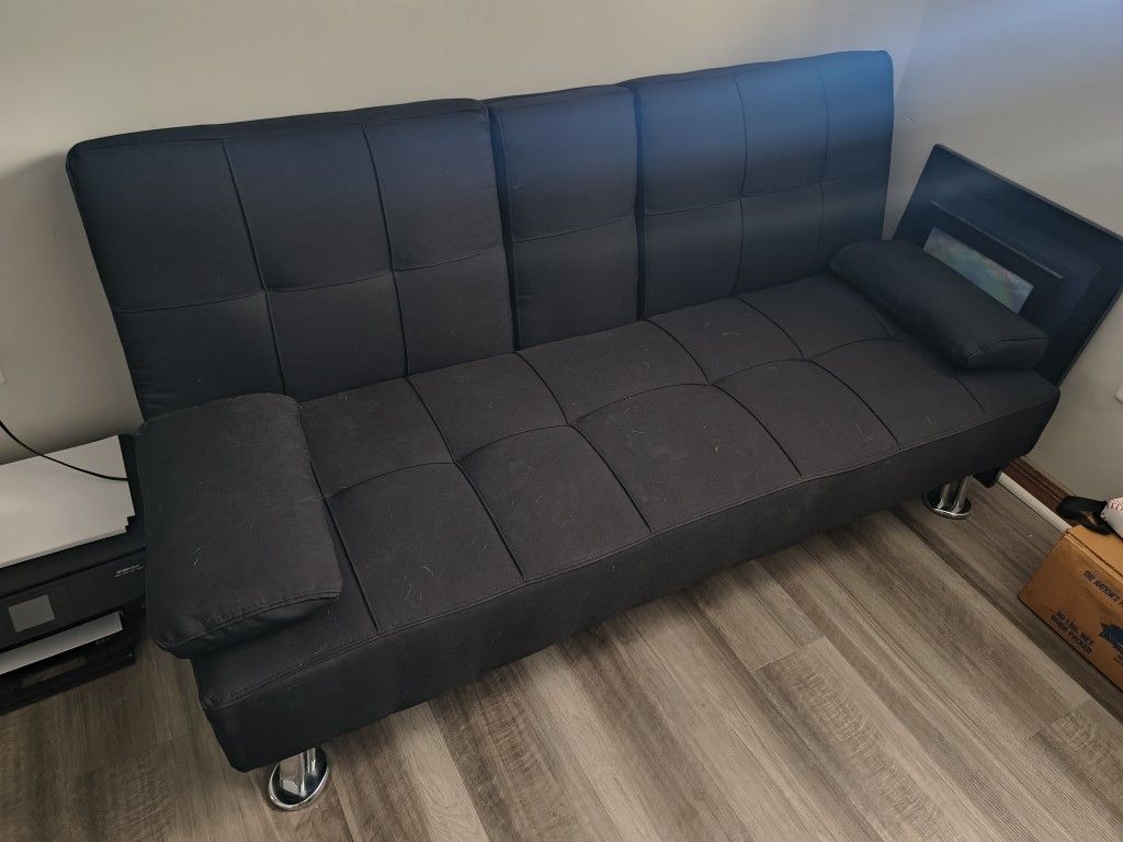 Black Futon Couch