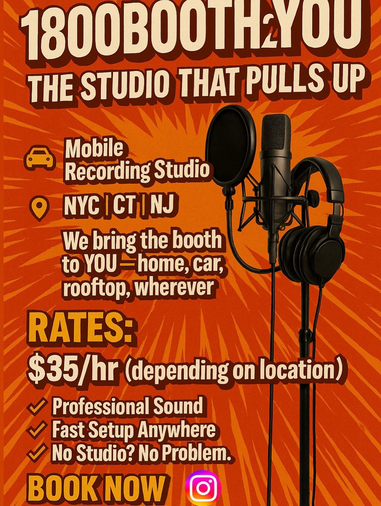Mobile Professional Recording Studio