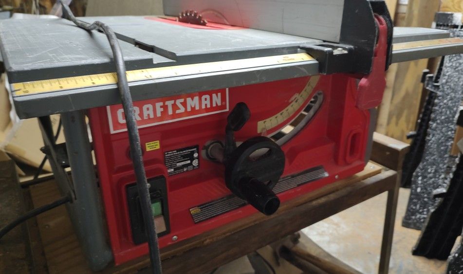 CRAFTSMAN 10" Portable Table Saw