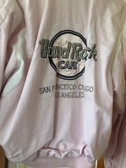 Hard rock pink satin jacket