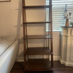 Brown Ladder Book Shelf 