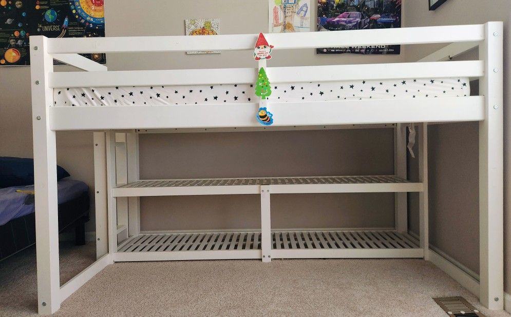 Loft Bed With Storage - Twin Size