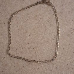 7 Inch 10k Gold Mariner Link Bracelet 