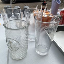Glass Cups 50 Cents each