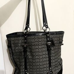 Coach Signature Tote Bag