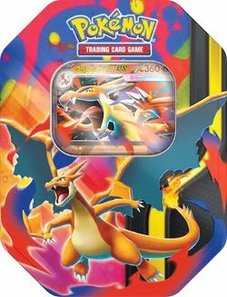 Mega Charizard Tins X  and Y