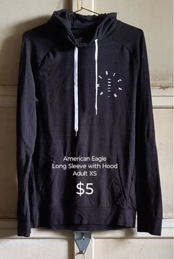 American Eagle Long Sleeve With Hood Adult XS