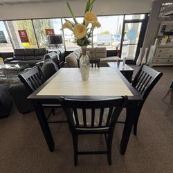 5 PC DINING TABLE SET