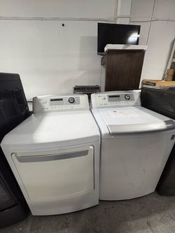 LG Top Load Washer and Dryer Set