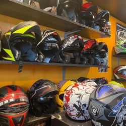 New Helmets Jackets Gloves And More $60 & Up