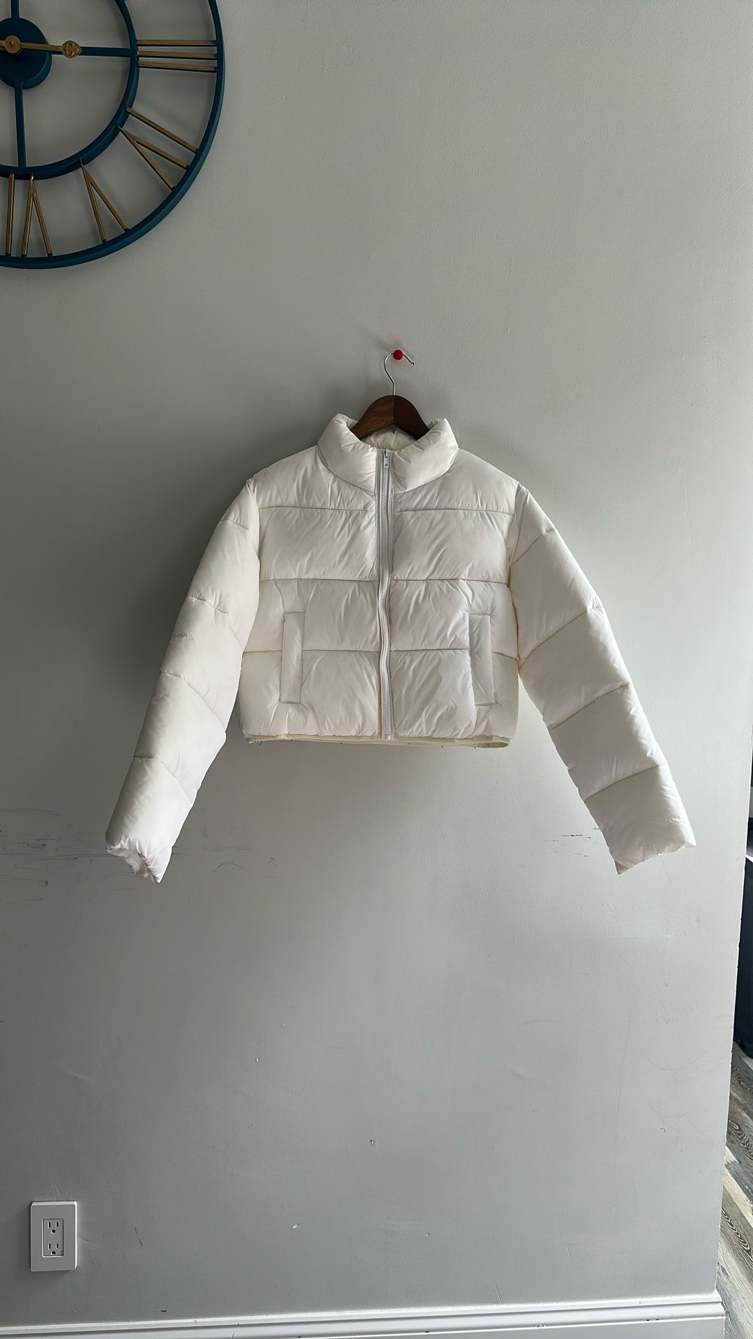 ASOS Design Cropped Puffer Jacket