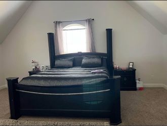 California King Bed Set (Mattress & box spring included)