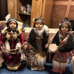 American Indian Doll Collection Brand New Bought 2001