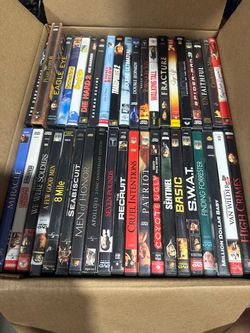 Lower Price - .60 each. 3,000 Large Lot of DVDs