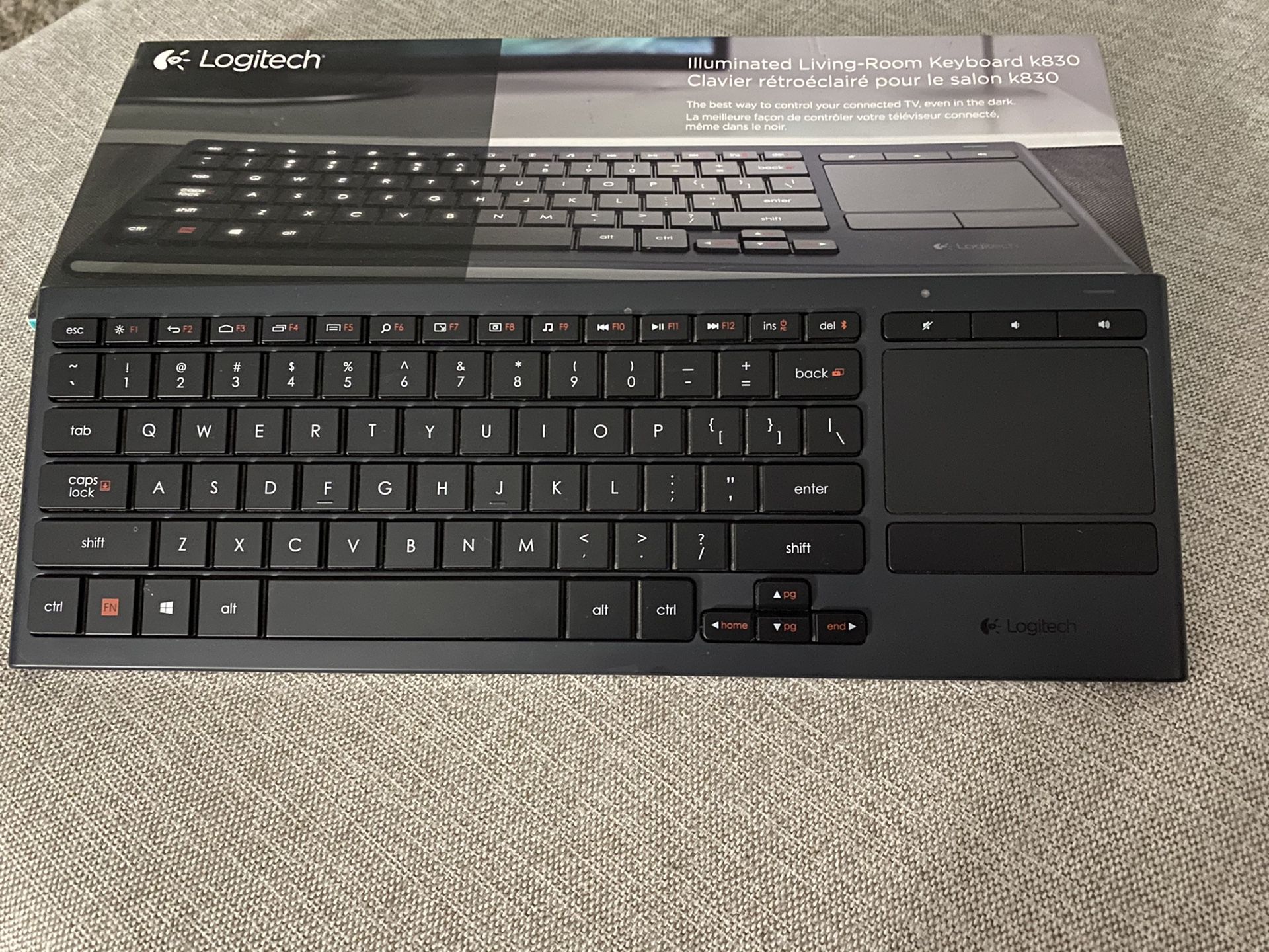 Logitech wireless keyboard K830