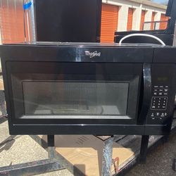 Whirlpool Black Microwave 