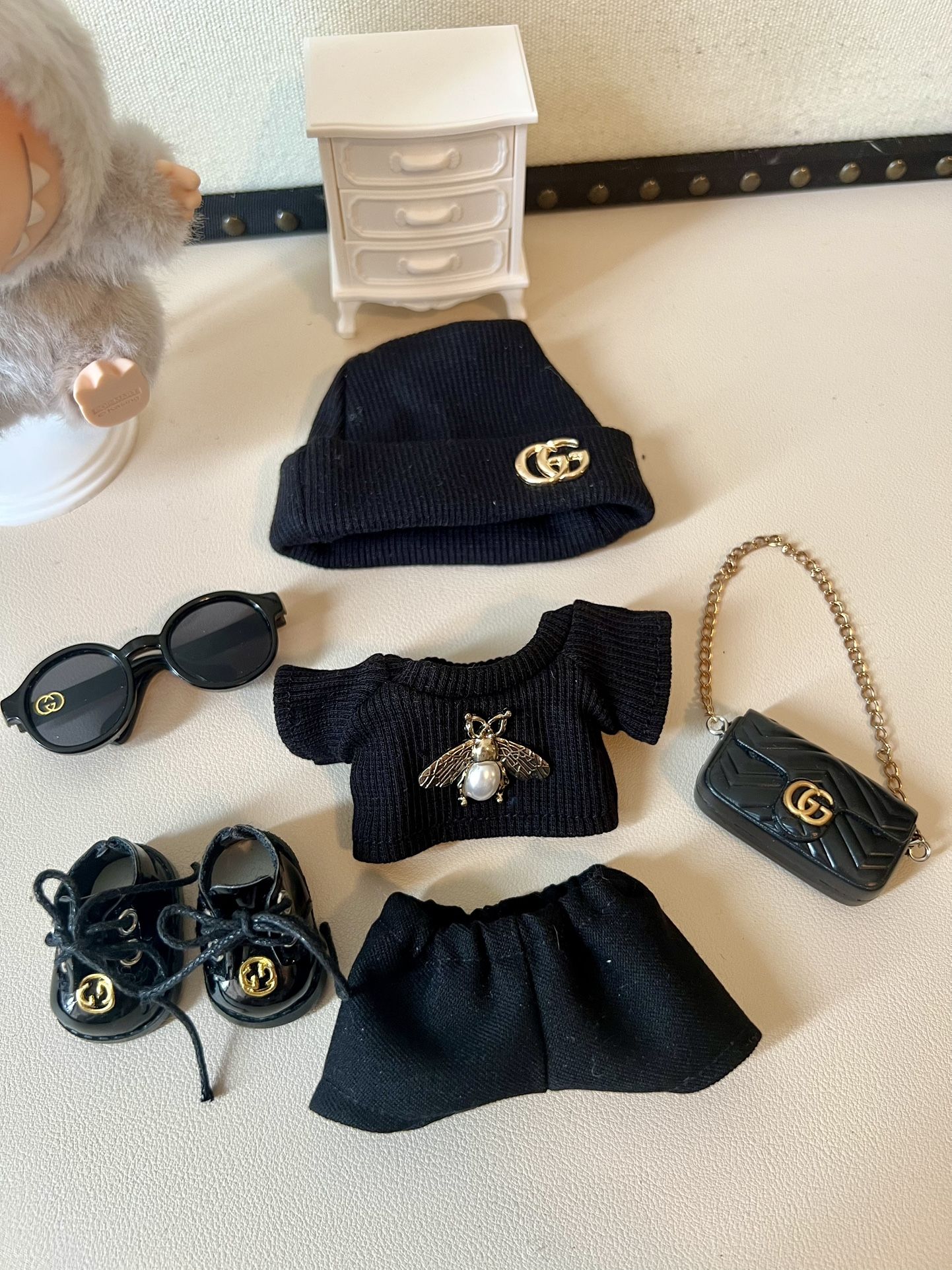 Labubu Clothes Designer Outfit GG