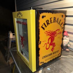 Fire Ball Mini Fridge Cooler $80 TODAY ONLY