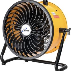 iLiving 16 in. Low Noise Turbo Fan 2687 CFM 3-Speed Portable Air Circulator for Shop, Office, Greenhouse, Home and Warehouse  Style: Plug In  Size: 16