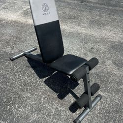 Gold’s Gym Metal Framed Incline Decline Adjustable Weight Lifting Home Gym Workout Bench! Great condition!  44x16x22in 