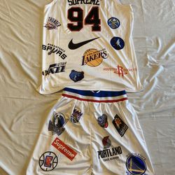 Nba XXL Supreme Jersey And Shorts 