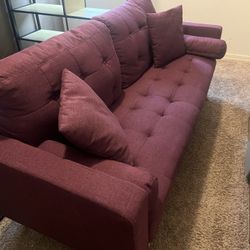 Lightweight Purple Sofa