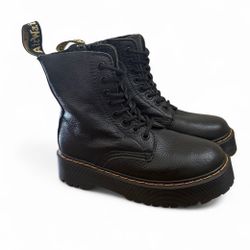 Dr. Martens black Jadon III Boot Pisa Leather Platforms boots