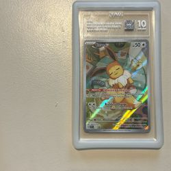 Tag 10 Eevee 2025 Pokémon Scarlet & Violet Prismatic Evolutions ETB #173 Black Star Promo