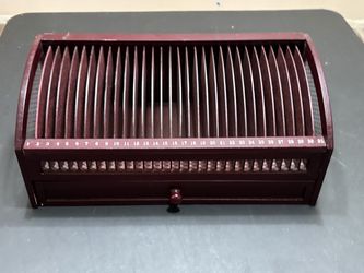 Mahogany Bill and Mail Organizer